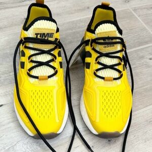 Adidas Yellow Ninja ZX 2K Boost JR Boys Shoes